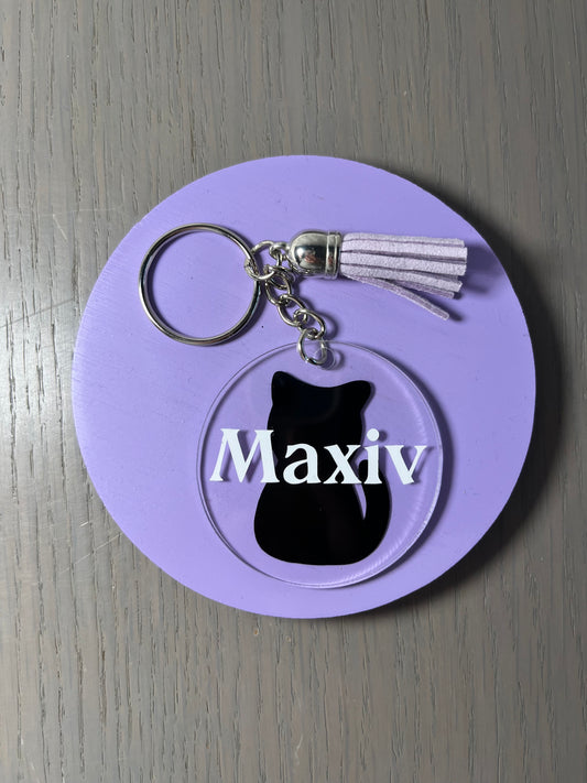 Porte-clés chat