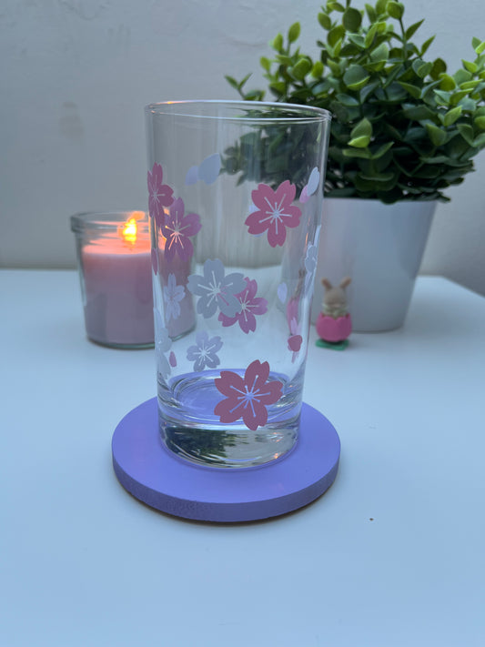 Verre fleurs de cerisier