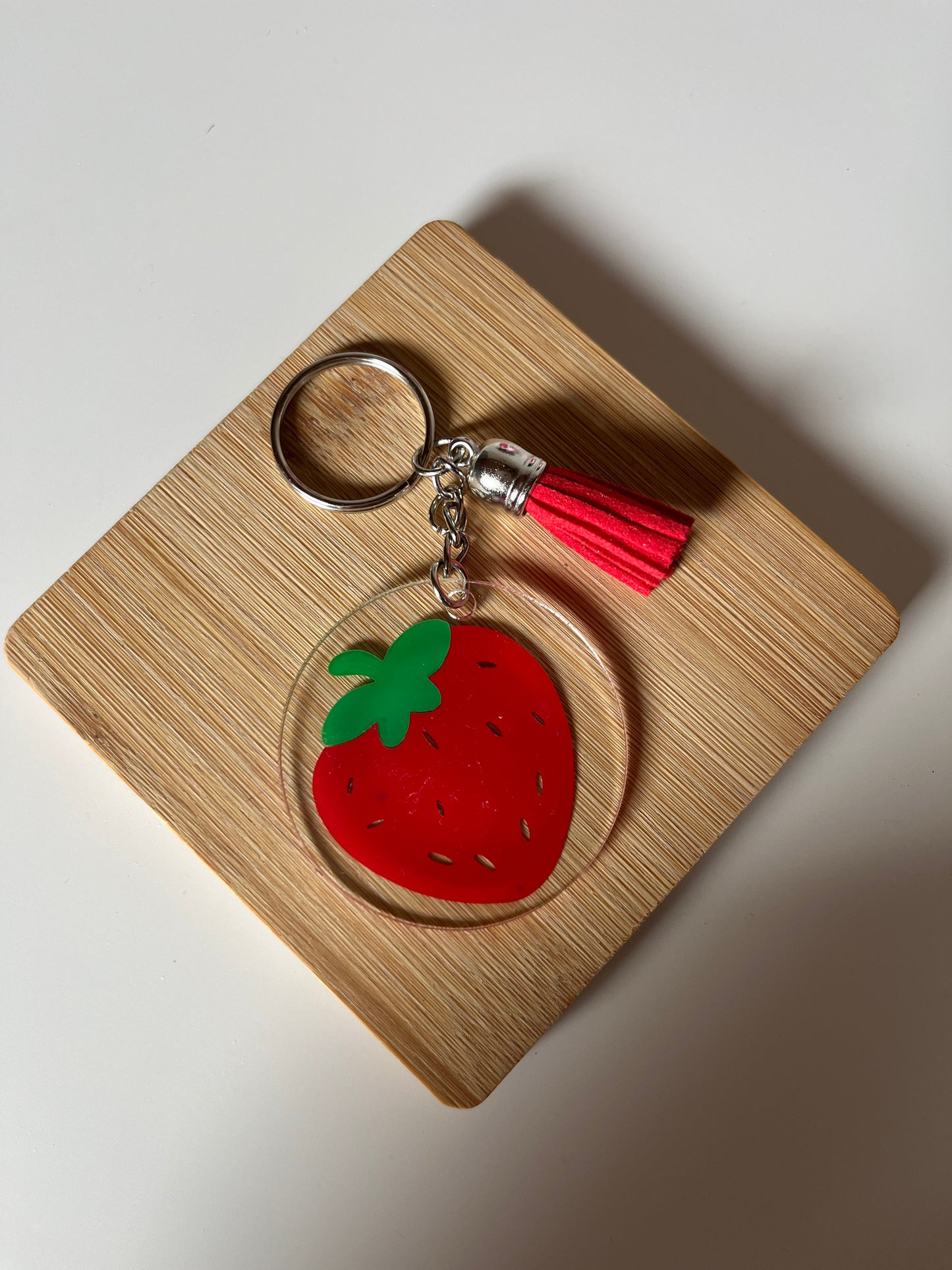 Porte-clés fraise