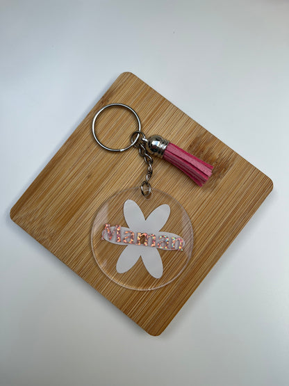 Porte-clés fleurs