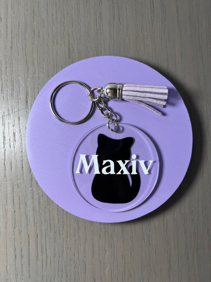 Porte-clés chat
