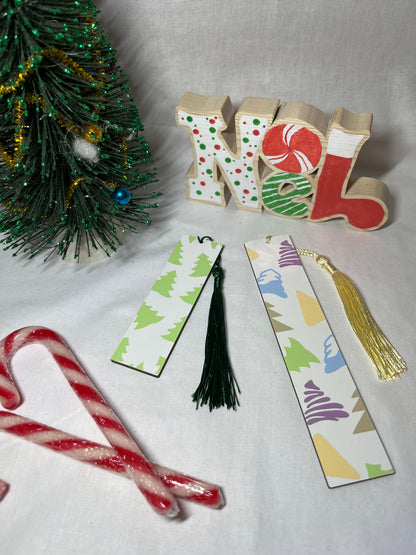 Marque-pages sapins verts