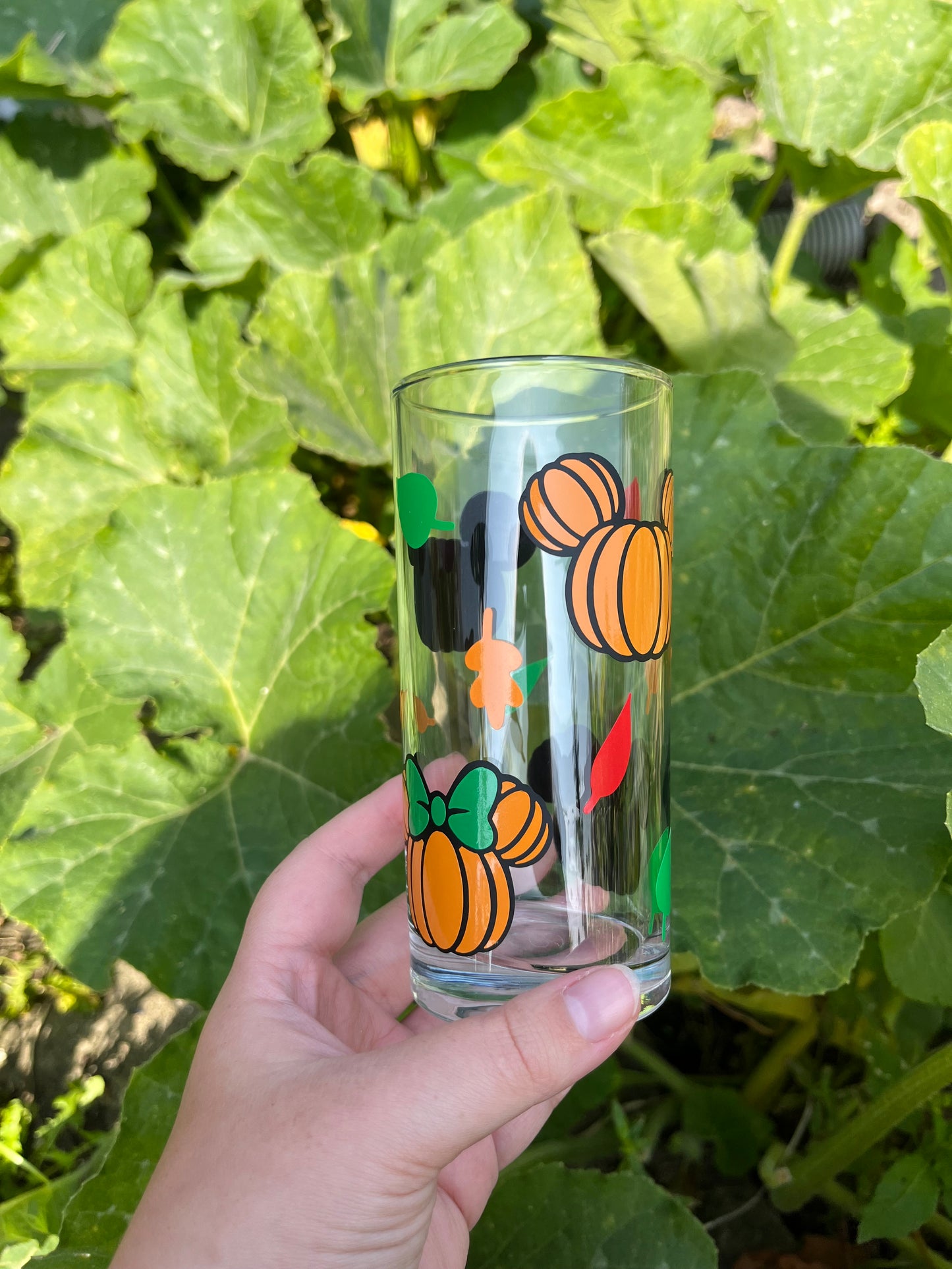 Verre citrouilles Mickey Minnie