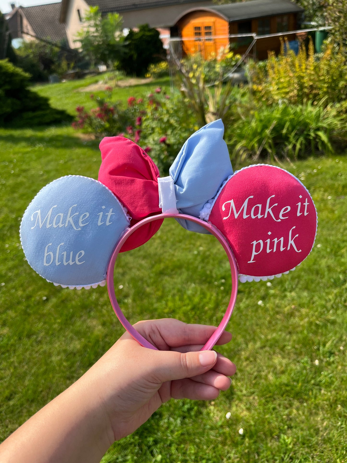 Ears Make it pink Make it blue