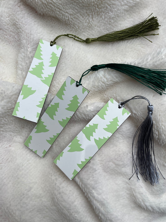Marque-pages sapins verts