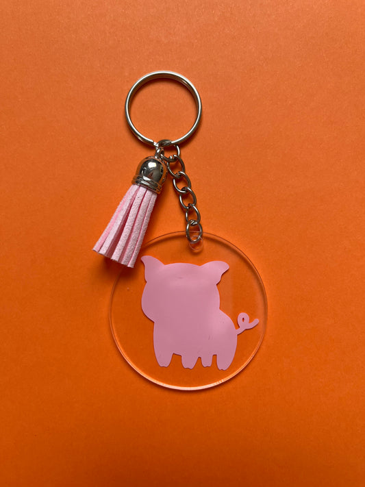 Porte-clés cochon