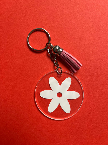 Porte-clés fleurs