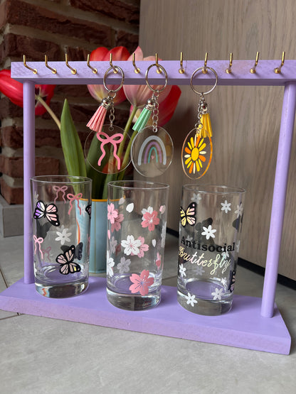 Verre papillons